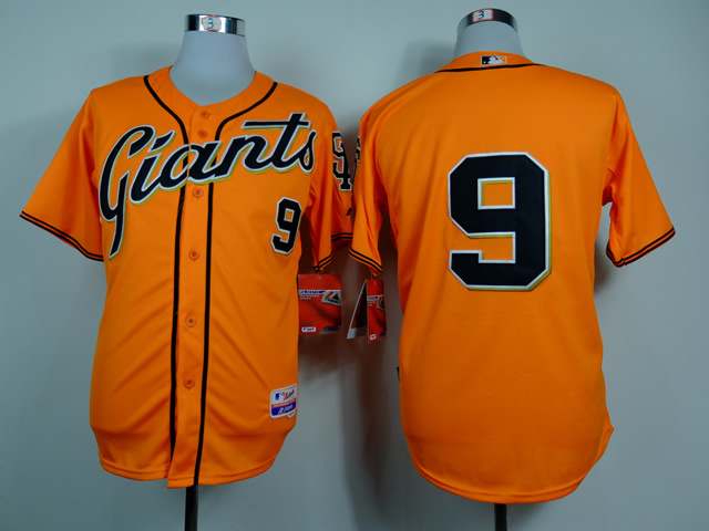 Men San Francisco Giants 9 Williams Orange MLB Jerseys